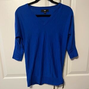 Royal Blue Knit light weight sweater size XS